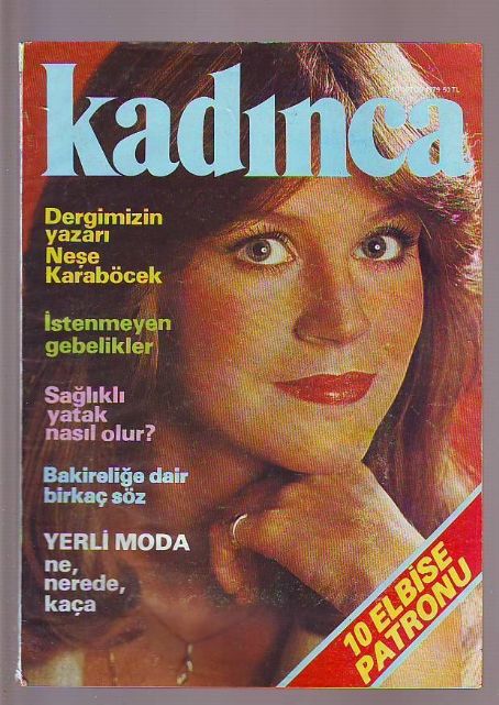 Kadinca Magazine August 1979 Cover Photo - Turkey