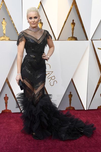 Lindsey Vonn  in Christiano Siriano Dress :  90th Annual Academy Awards - Red Carpet