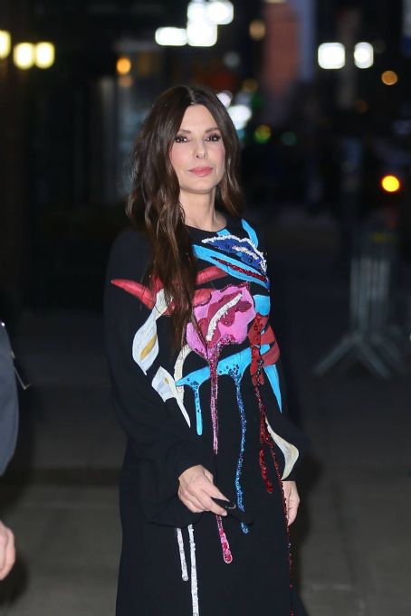 Sandra Bullock – Exits ‘The Late Show with Stephen Colbert’ in New York