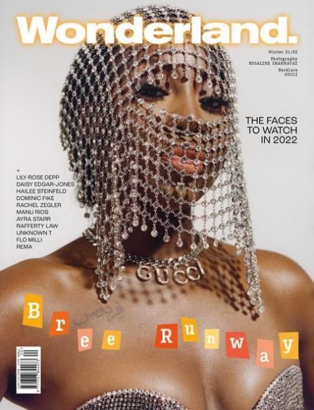 Bree Runway - Wonderland Magazine Cover [United Kingdom] (December 2021)