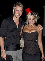 Jodie Marsh and Matt Peacock