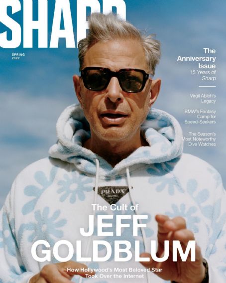 Jeff Goldblum Sharp Magazine March 2022 Cover Photo Canada