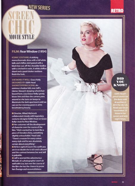 Grace Kelly - Yours Retro Magazine Pictorial [United Kingdom] (July 2021)