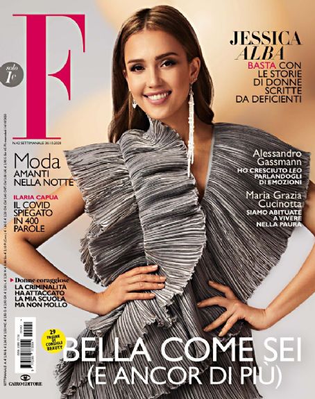 Jessica Alba - F Magazine Cover [Italy] (20 October 2020)