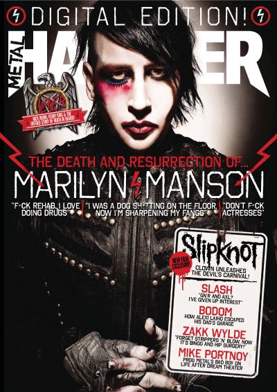 Marilyn Manson, Metal&Hammer Magazine June 2012 Cover Photo - United ...