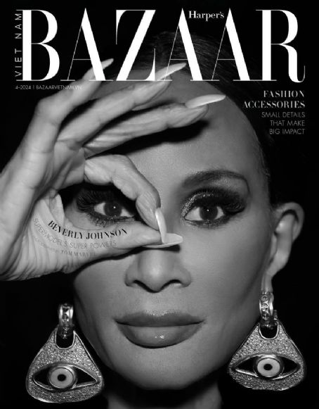 Beverly Johnson, Harper's Bazaar Magazine April 2024 Cover Photo - Vietnam