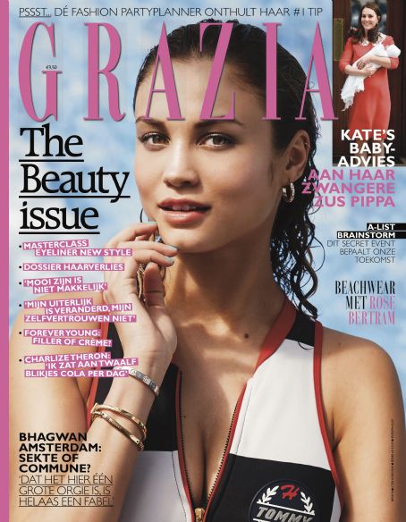 Rose Bertram, Grazia Magazine 02 May 2018 Cover Photo - Netherlands