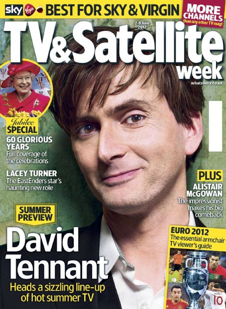 David Tennant - TV & Satellite Week Magazine Cover [United States] (2 July 2008)