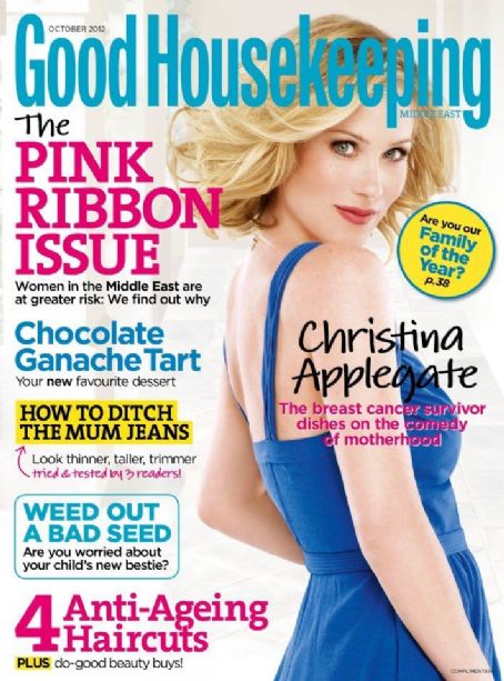 Christina Applegate, Good Housekeeping Magazine 01 October 2012 Cover ...