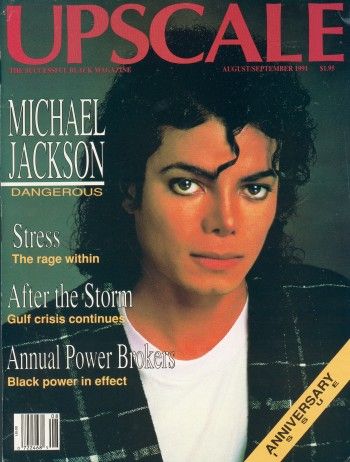 Michael Jackson, Upscale Magazine August 1991 Cover Photo - United States