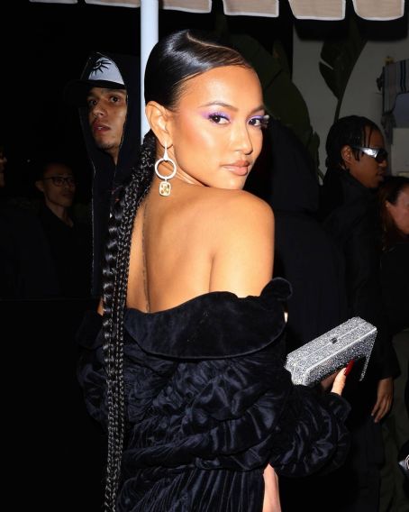 Karrueche Tran – Leaving a party with friends in West Hollywood