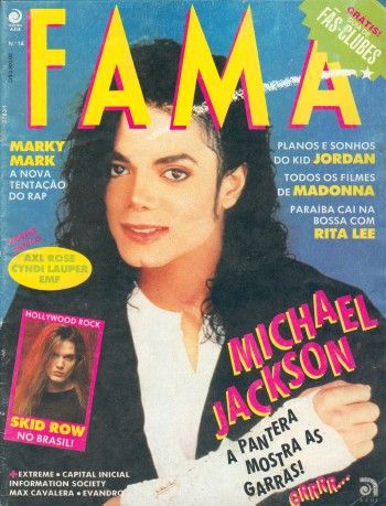 Michael Jackson, FAMA Magazine January 1992 Cover Photo - Argentina