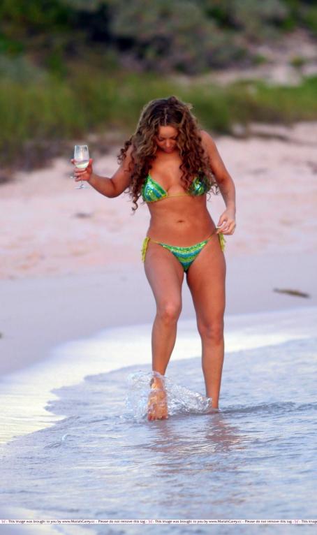 Mariah Carey Body Shape in a Bikini