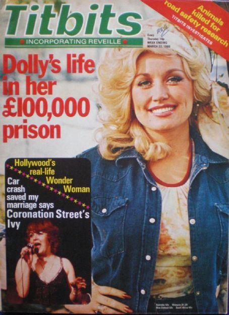 Dolly Parton, Titbits Magazine 22 March 1980 Cover Photo - United Kingdom