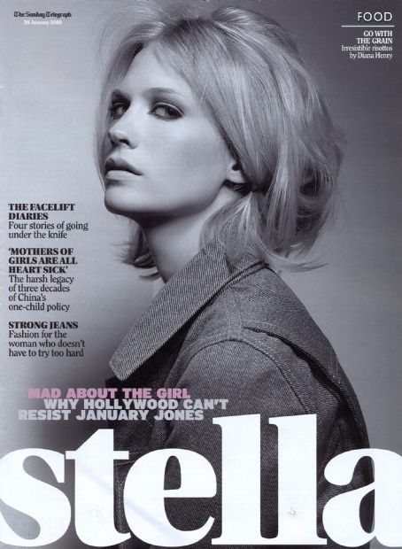 January Jones, Stella Magazine 24 January 2010 Cover Photo - United Kingdom