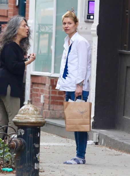 Claire Danes – Pictured on her 45th Birthday in New York