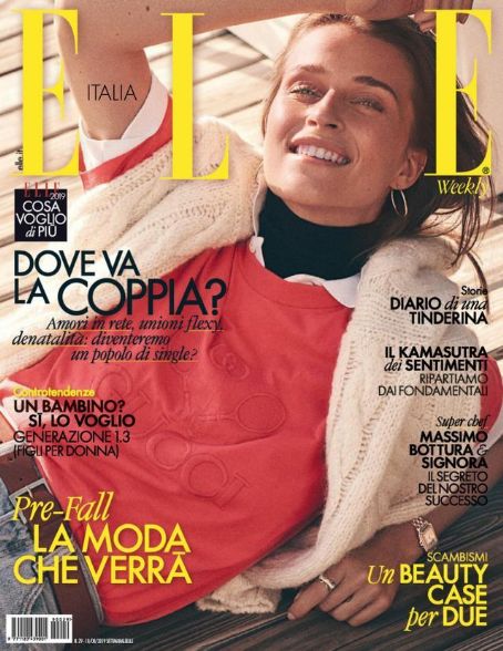 Regitze Christensen, Elle Magazine 03 August 2019 Cover Photo - Italy