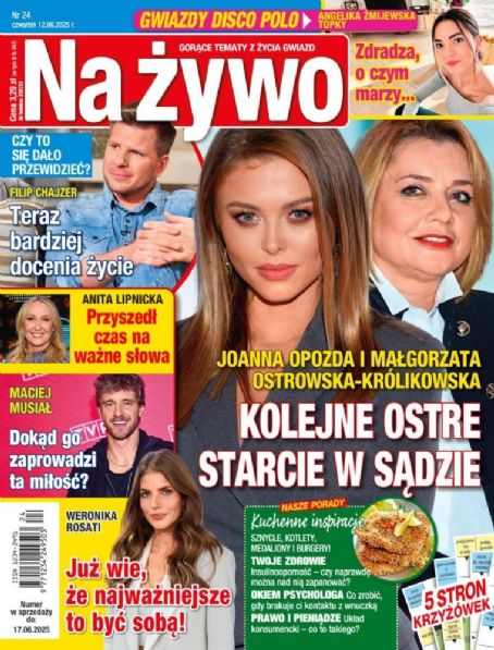 Joanna Opozda - Na żywo Magazine Cover [Poland] (12 June 2025)