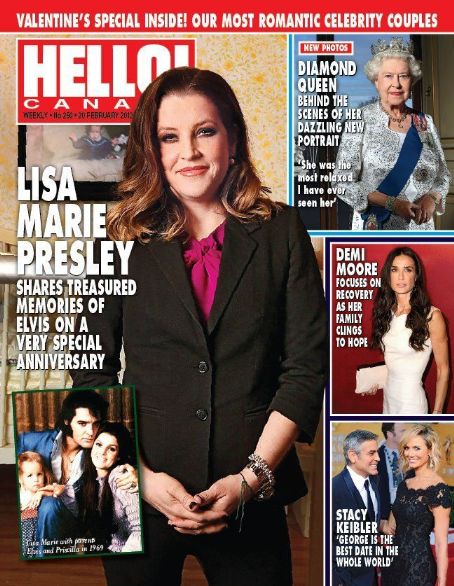 Lisa Marie Presley - Hello! Magazine Cover [Canada] (20 February 2012)