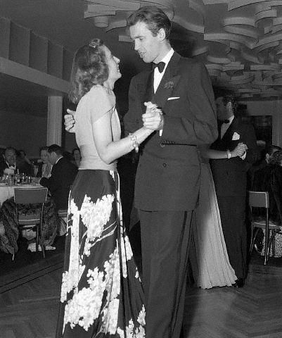 Jimmy Stewart and Barbara Stanwyck
