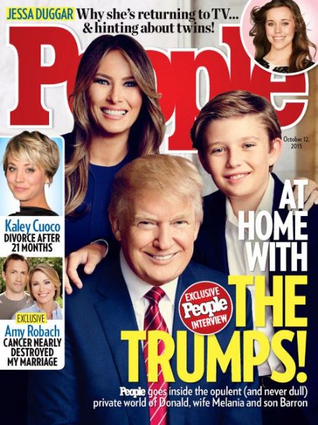 Donald Trump, Melania Trump - People Magazine Cover [United States] (12 October 2015)