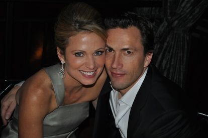 Andrew Shue and Amy Robach