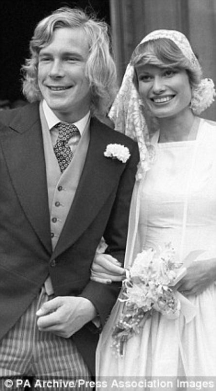 Susan Hunt and James Hunt - Marriage
