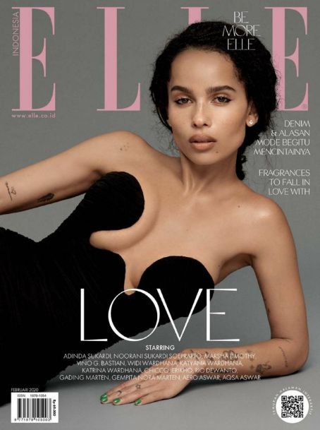 Zoë Kravitz - Elle Magazine Cover [Indonesia] (February 2020)