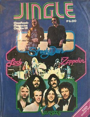 Led Zeppelin, Jingle Magazine June 1978 Cover Photo - Philippines