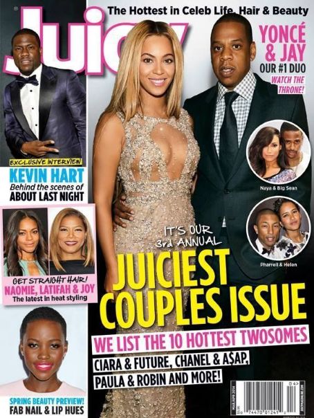 Jay Z Beyoncé Beyonce Knowles And Jay Z Juicy Magazine April 2014 Cover Photo United States