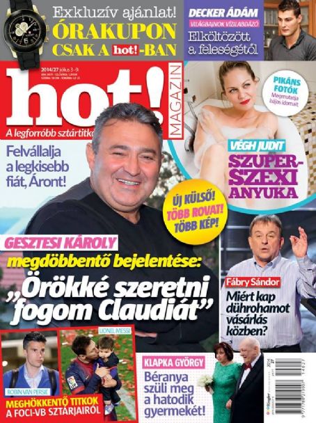 Károly Gesztesi - HOT! Magazine Cover [Hungary] (3 July 2014)