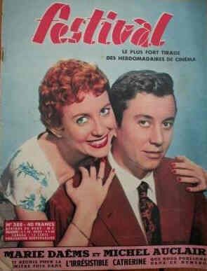 Marie Daëms - Festival Magazine Cover [France] (4 December 1956)
