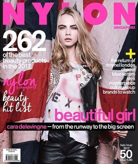Cara Delevingne, Nylon Magazine March 2017 Cover Photo - Singapore