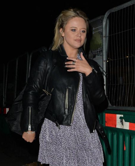 Emily Atack – Night out in London