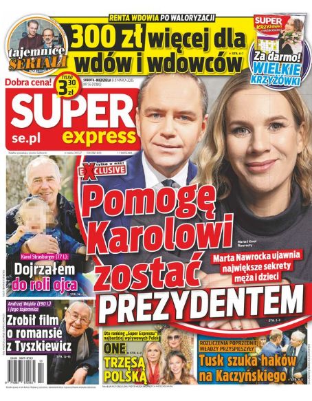 Karol Strasburger, Karol Nawrocki, Marta Nawrocka, Super Express ...