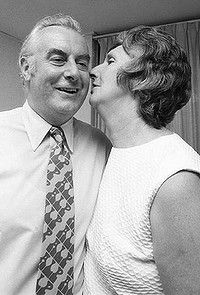 Gough Whitlam and Margaret Dovey