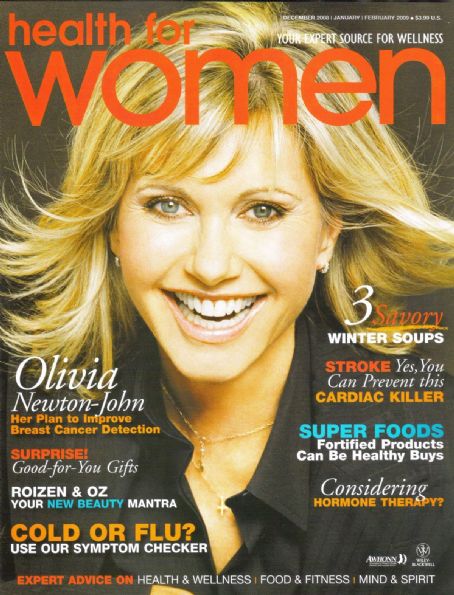 Olivia Newton-John, Health For Women Magazine 08 December 2009 Cover ...