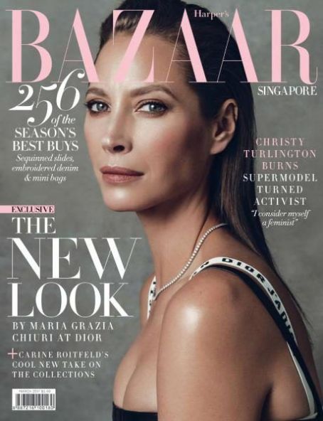 Christy Turlington, Harper's Bazaar Magazine March 2017 Cover Photo ...