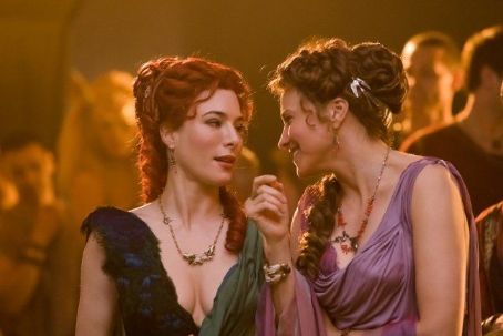 Lucy Lawless and Jaime Murray