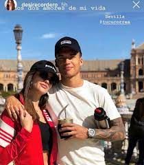 Desirée Cordero and Joaquín Correa