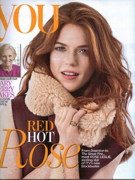 Rose Leslie - You Magazine Cover [United Kingdom] (24 August 2014)