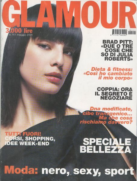 Liliana Dominguez, Glamour Magazine May 2001 Cover Photo - Italy