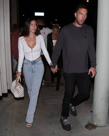 Lana Rhoades – Out for dinner at Nice Guy in West Hollywood