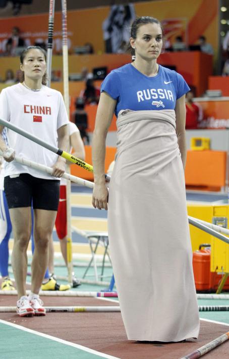 Yelena Isinbayeva - IAAF World Indoor Championships Doha 2010 | Yelena ...