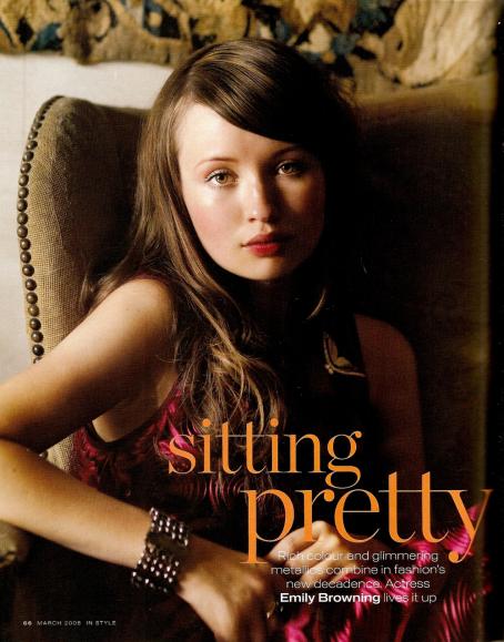 Emily Browning - InStyle Magazine (Australia) - March 2008 - FamousFix