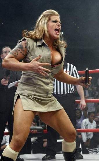 Jessica Kresa aka ODB in the ring.