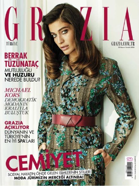 Berrak Tüzünataç, Grazia Magazine 25 November 2015 Cover Photo - Turkey