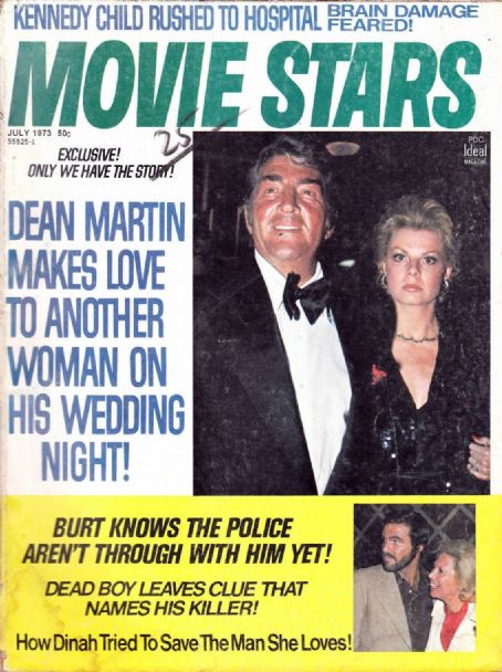 Dean Martin, Burt Reynolds - Movie Stars Magazine Cover [United States] (July 1973)