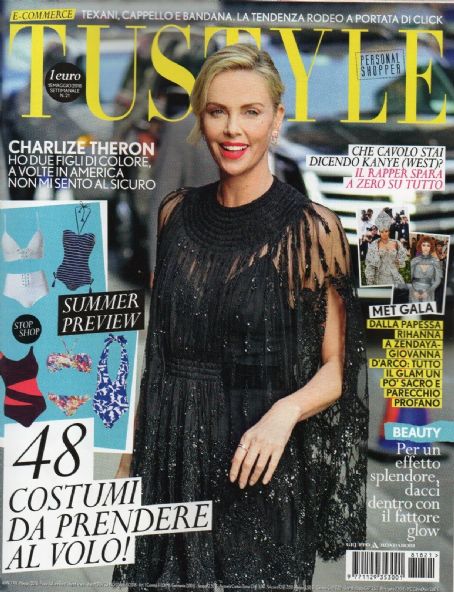 Charlize Theron, Tu Style Magazine 21 September 2018 Cover Photo - Italy