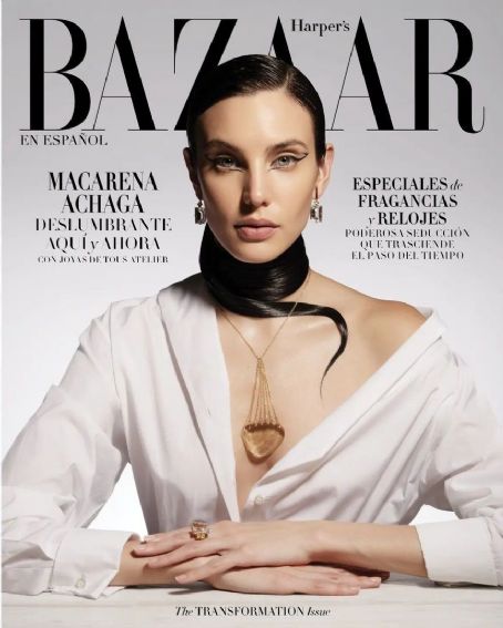 Macarena Achaga, Harper's Bazaar Magazine May 2024 Cover Photo - Mexico